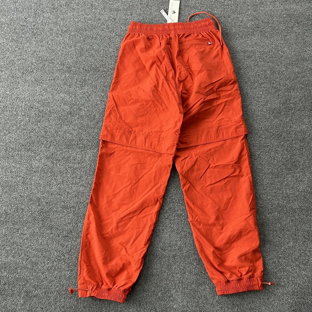 Adidas Stella McCartney Pants Womens Small Orange ASMC‎ Woven TP Track Joggers - Picture 12 of 13